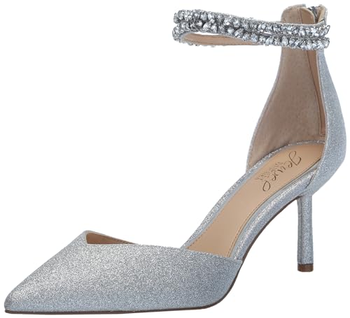 Jewel Badgley Mischka Maya Crystal Strap 2-Piece Pump