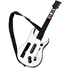 ATUTEN Wireless Guitar Compatible for Wii, Supports for Rock Band Games and Guitar Hero.Rock Band 1 is Not Supported