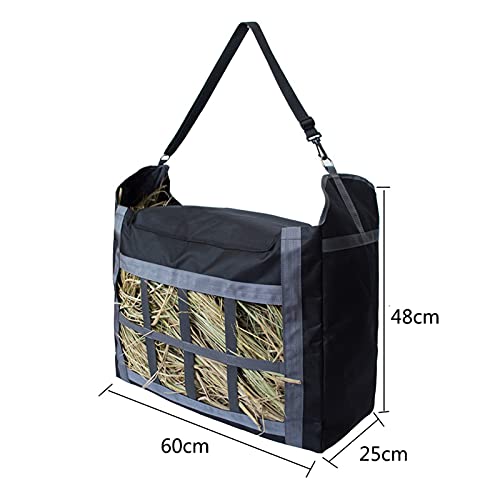 Paard hoois tas langzaam voedende tas voordivider feeder hay netto boerderij levert grote capaciteit groot formaat… - Image 8