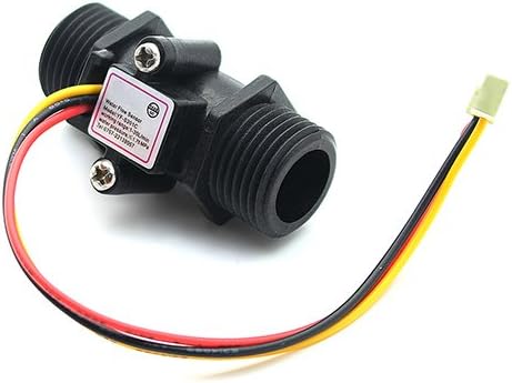 G1/2" Water Flow Sensor, High Precision Water Cooling Turbine Flowmeter G1/2 / DN15 (1-30L/min)