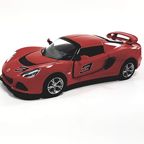 Kinsmart Lotus Exige S 2012 Fire Engine Red 1/32 Scale Hard Top Diecast Car