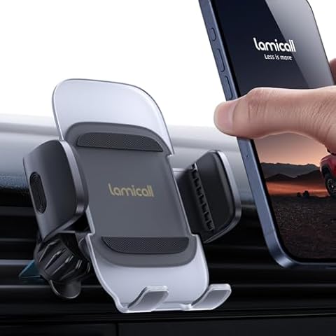 Lamicall Universal Car Phone Holder with Metal Hook Cover