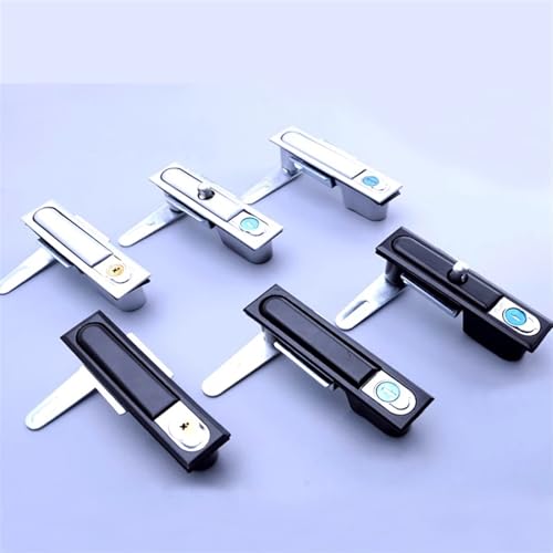 Serrure de poignée d'armoire for armoire électrique, bus, camion, porte, train, 32 mm x 142 mm, Rarelock MMS214 Gg, 1 pièce(D)