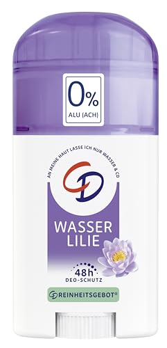 CD Deo Pflege-Stick Wasserlilie 40 ml/ohne Alkohol und ohne Aluminium/nach der Rasur geeignet für 24h Std. Schutz, 40 ml