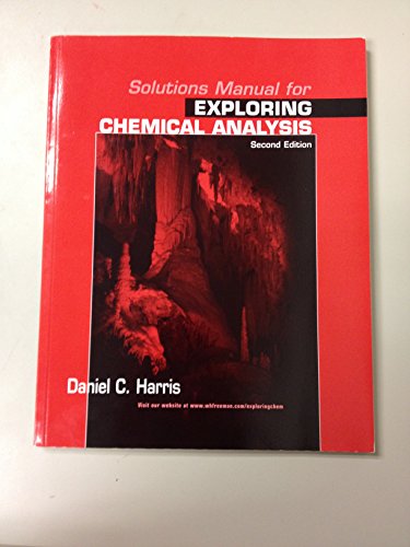 Solutions Manual for Exploring Chemical Analysi... 0716738996 Book Cover