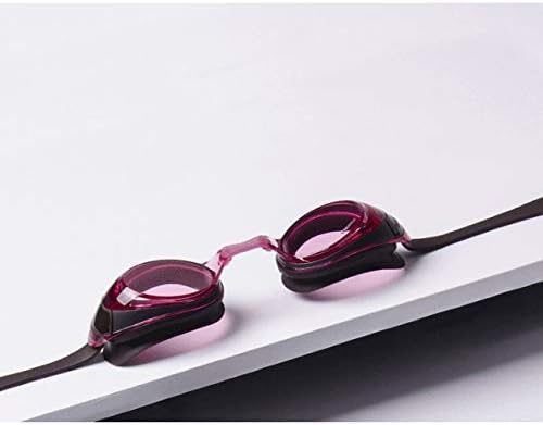 スイムゴーグル、スイミングゴーグル 調節可能な曇り止め UV保護 トライアスロン 無料保護ケース付き 耳栓ブリッジ&amp;保護ケー