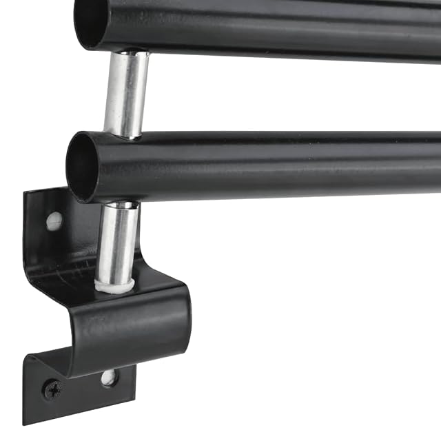 Foto 5 de 8 de vidaXL Soporte para Manta de Montura 3 Brazos Hierro Negro