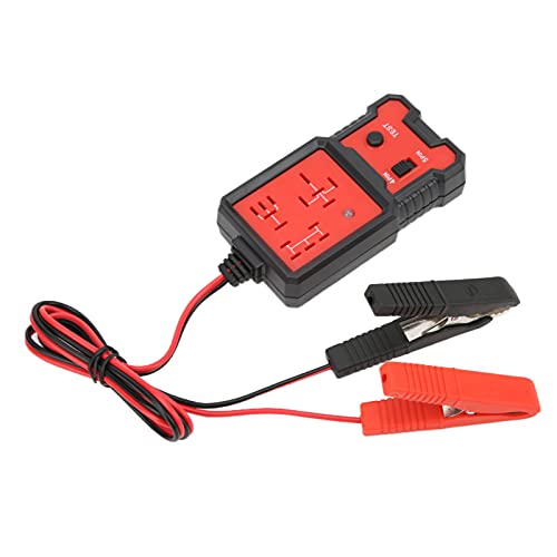 Tester Przekaźników Samochodowych, Uniwersalny 12V Elektroniczny Tester Przekaźników Samochodowych do Automatycznego Akumulatora, łatwy w Obsłudze