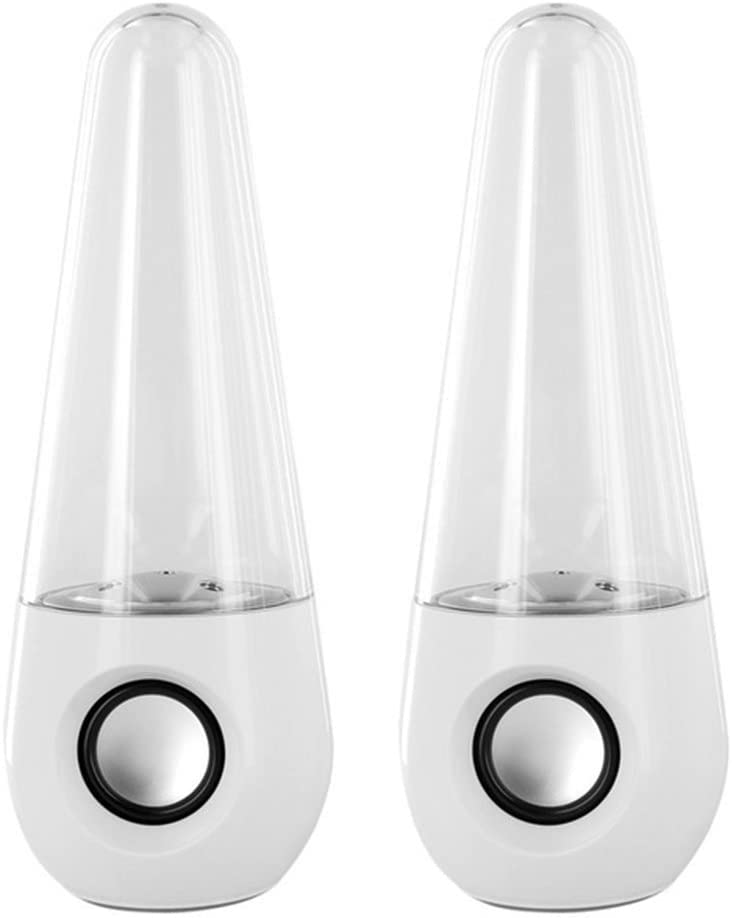 ASEELO Haut-parleurs portables avec lumières LED pour fontaine à eau dansante, décoration pour...
