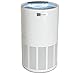 Produktbild FeinTech FLR00100 Luftreiniger Hepa 13 Filter bis 45 m² CADR 300 m³/h, Air Purifier für Allergiker gegen Staub Pollen Tierhaare Aerosole Gerüche, Luftqualität-Anzeige u. Sensor, Aktivkohlefilter Weiß