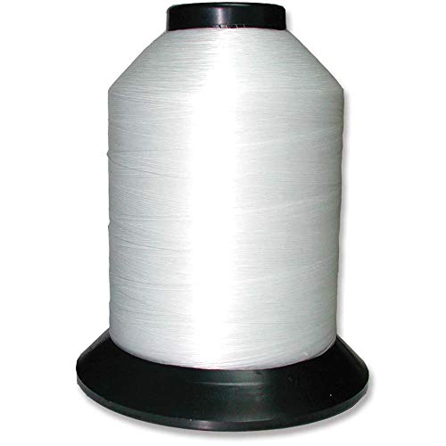 The Beadsmith Nymo Thread White Color Size B .20mm Diameter 3oz Cone 2505 Yards/2291 Meters Made of Nylon Bead Embroidery & Weaving Off Loom & Loom Work and DIY Craft Projects