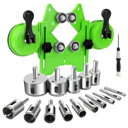 Set de brocas para vidrio y cerámica 18 piezas miniatura 1