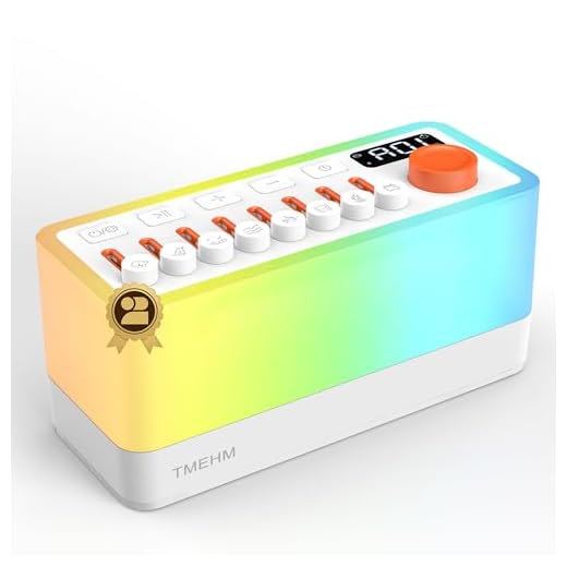 Portable White Noise Machine with Bluetooth Speaker