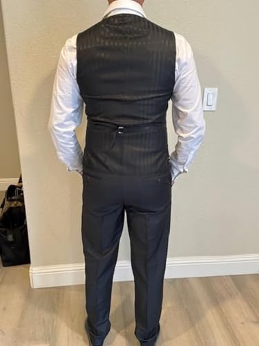 Men's Suit 3 Piece Slim Fit Suits for Men Wedding Suits Shawl Lapel One Button Formal Business Tuxedo Set3