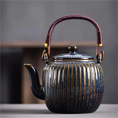 Théière en céramique avec filtre bouilloire à thé de 800ml - 4