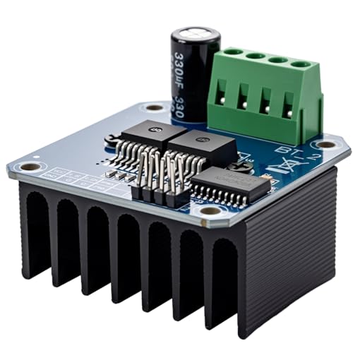 Image of 2-Piece Set of BTS7960 43A High-Power Motor Driver Modules, Ideal for Arduino with Current Limiting Function and Suitable as Smart Car Driver Modules