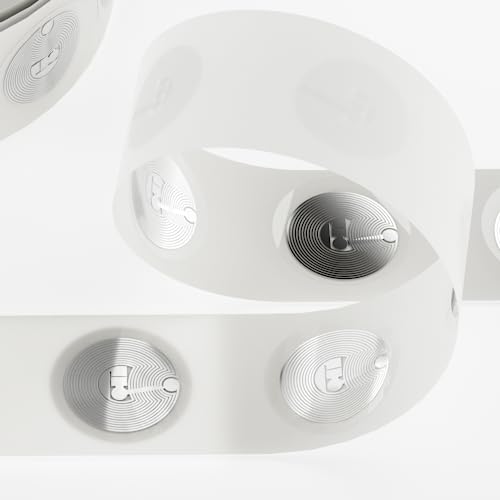 12 Stück NFC Tags nfc sticker aufkleber ntag215 transparent Mit 504 Byte Speicher,nfc tags aufkleber Kompatibel Mit Amiibo