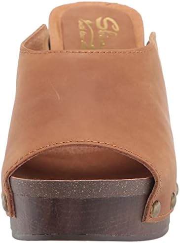 SBICCA Women's Clog Mule Slide Sandal, Beige, 8 | Image 1