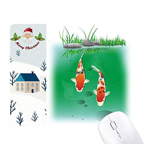 Tapis de souris tradition chinoise deux poissons pour cadeau de noël