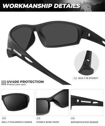 Polarized-Sunglasses-Men Sports Mens-Sunglasses: Sun-Glasses with UV400 Protection for Driving Golf Fishing Running3