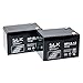 Price comparison product image SLK Power Mobility Scooter AGM Battery Pair of 2 x 12v 12ah Reliable And long Lasting Replacement Batteries For Electric Scooters And Wheelchairs