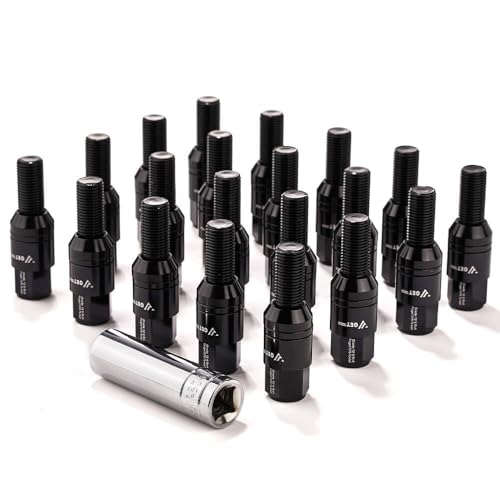 JKAPCYJFHF �݊��� 20���� M14x1.5 �z�C�[�����O�{���g�Z�b�g 28mm�V�����N�{�[�� �݊��� SEAT �X�^�b�h �݊��� Audi �p �݊��� VW �p �x���c�p �u���b�N