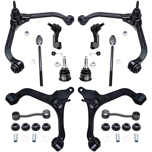 Detroit Axle - 12pc Front End Suspension Kit for Jeep