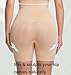 PRETTYWELL Shapewear Shorts for Women Tummy Control, Seamless Body Shaper High Waisted Girdle Butt Lifter Shorts Nude