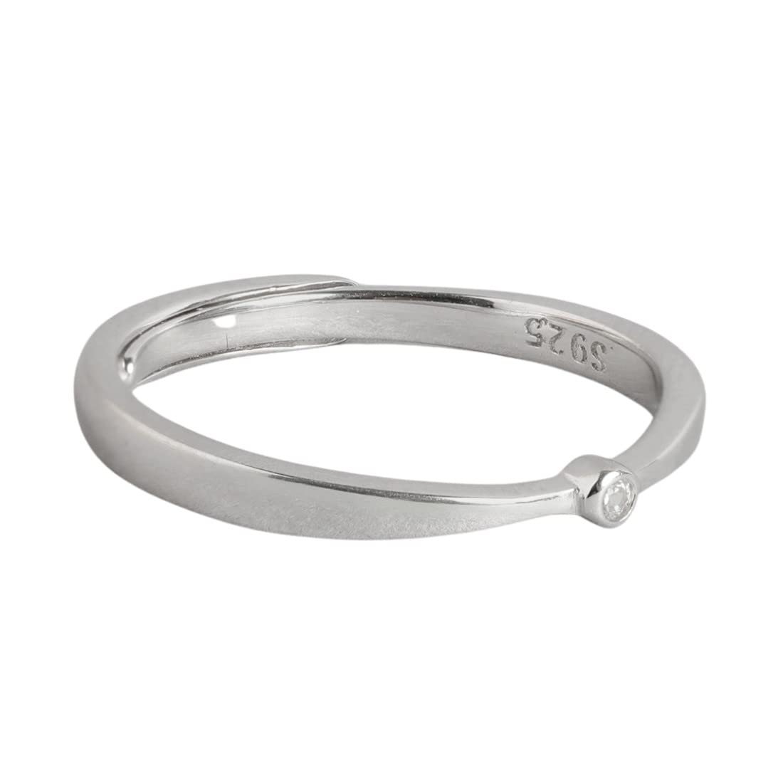 ZAVYA 925 Pure Silver Ring with Rhodium Plating Designer Ring Jewelry | With Certificate of Authenticity and 925 Hallmark (B0BJ2TCNFZ) Amazon Price History, Amazon Price Tracker