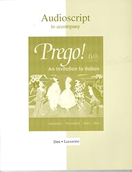 Paperback Audioscript to Accomnay 6th Edition of Prego, an Invitation to Italian Book