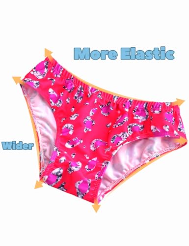 Image of TENVDA Girls Swimsuit Long Sleeve Rash Guard Sets UPF 50+ Two Piece Bathing Suits Size 3-12 Years