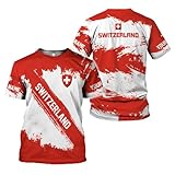 Photo Gallery tee t-shirt pride 3d print switzerland flag asciugatura manica corta sportiva regolare manica corta per trekking palestra running m Photo Gallery tee t-shirt pride 3d print switzerland flag asciugatura manica corta sportiva regolare manica corta per trekking palestra running m