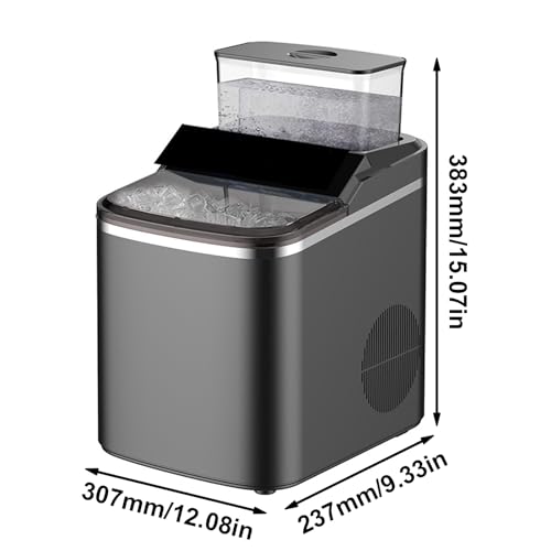 Máquina de hielo portátil para encimera 40 lbs/24H miniatura 2