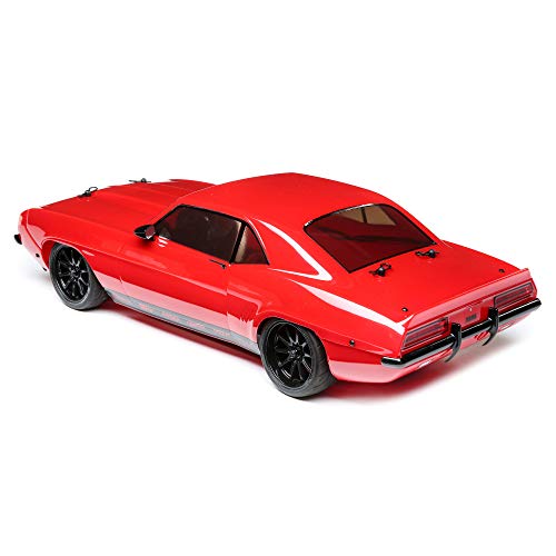Image of Losi RC Car 1 /10 1969 Chevy Camaro V100 AWD Brushed RTR Battery and Charger Not Included Red LOS03033T1