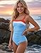 Urkierry Girls Swimsuit One Piece Bathing Suit Color Block Swimwear Adjustable Strap Fashion Girls Swimsuit Size 7