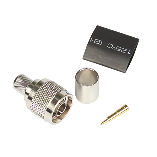 Pack de 10 Conectores N Macho para cable LMR400 miniatura 3