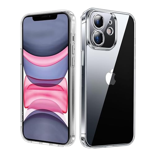 Innovate-Assist Clear Case for iPhone 11 (6.1 inch) Non-Yellowing Phone Military Grade Protection Shockproof Anti-Scratch TPU Back Slim Lightweight Transparent Protective Cover