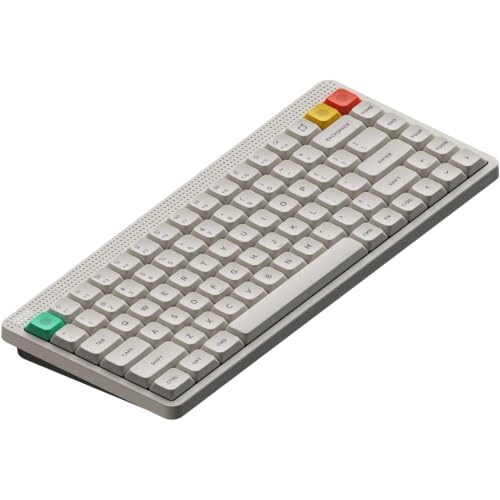 nuphy Node75 Hot-swap Wireless Mechanical Keyboard White-Red Nano Switch