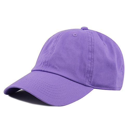 Image of Cotton Baseball Cap Dad Hat - Washed Low Profile Adjustable Hat for Men Women Casual Outdoor Running Golf
