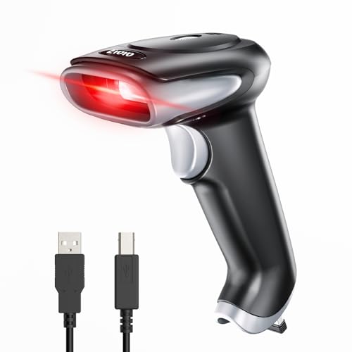 Eyoyo 2D Bluetooth Wireless Barcode Scanner 2500mAh Cordless Handheld USB-Enabled QR & Barcode Reader for Libraries Warehouses Compatible with iPad Android iPhone & Laptops Visit the Eyoyo Store