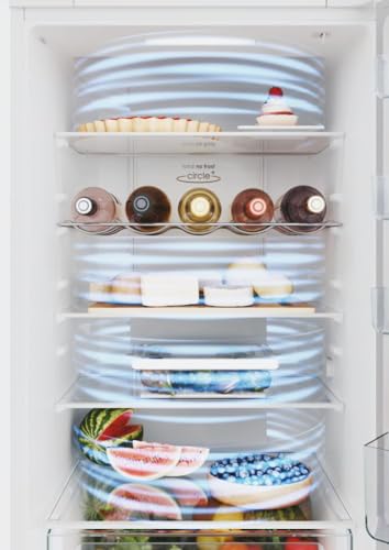 CANDY réfrigérateur combiné intégrable 2 portes 248 litres froid ventilé CBT3518EW - vue 8