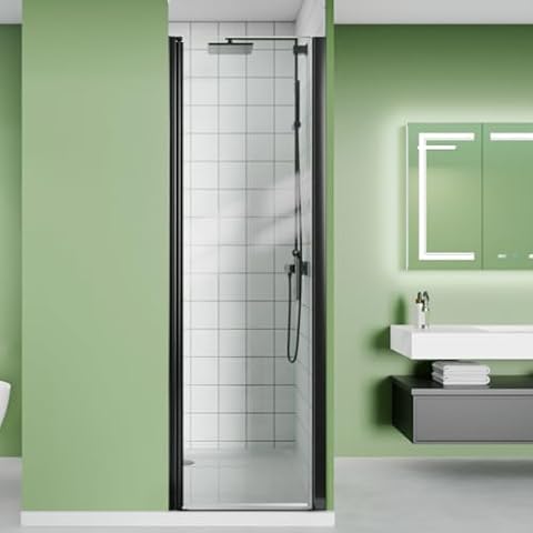 ComfyStyle Pivot Frameless Shower Door Cover