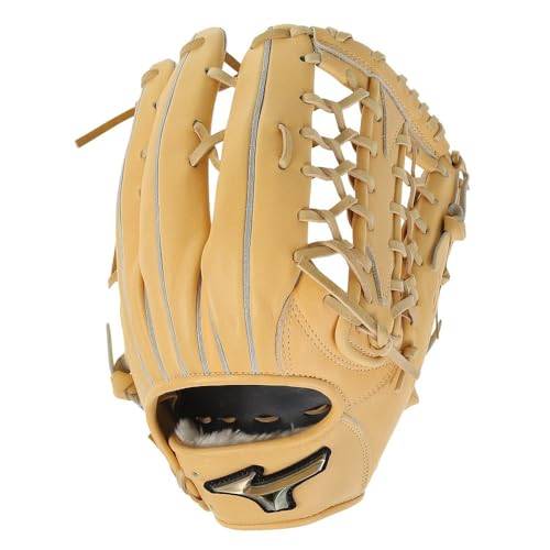 MIZUNO 軟式用グローバルエリートHSELECTIONSIGNA 外野手用:サイズ16N ブロンド 16N 2枚目