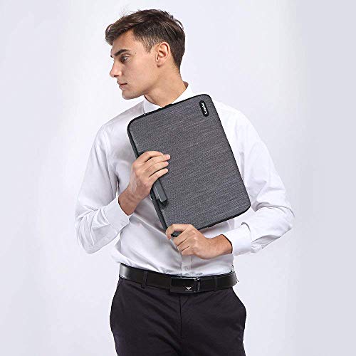 iCozzier Handle Laptop Briefcase Shoulder Bag Electronic Accessories Organizer Messenger Carrying Case Laptop Sleeve Protective Bag