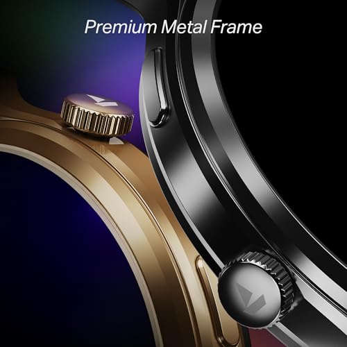 Image of boAt Lunar Discovery Pro, 1.39 inch Display, Premium Metal Build, Round Dial, Emergency SOS, Functional Crown, Multiple Sports Modes, HR,SpO2 & Sleep Tracking, Smart Watch for Men & Women (Cherry Blossom)