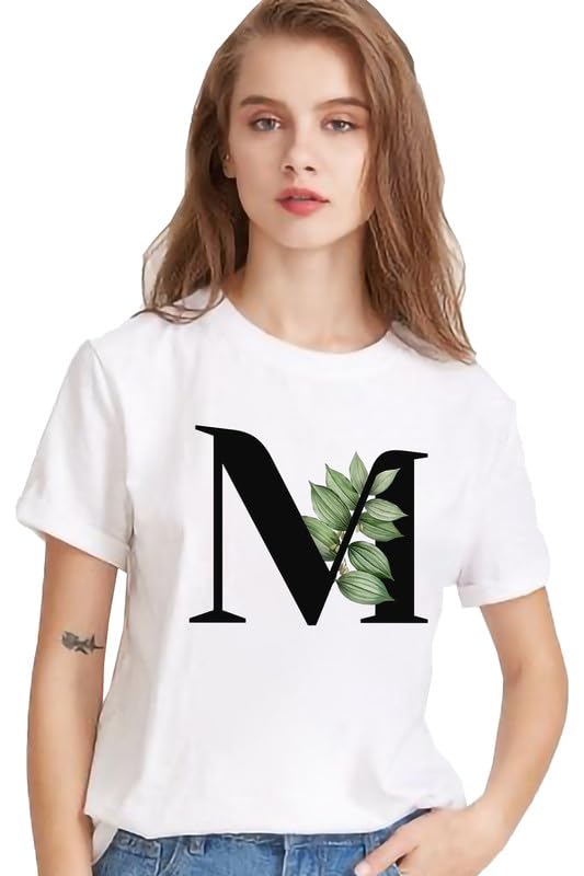 Regular Fit Graphic Print A B C D E F G H I J K L M N O P Q R S T U V W X Y Z A to Z AlphabetTshirt for Men and Women