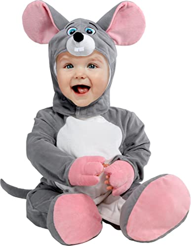 Disfraz de ratón para bebés 6-12 meses unisex miniatura 1