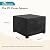 Mrrihand Fire Pit Cover Square, Waterproof and Air Vent Full Coverage Patio Fire Pit Cover, Outdoor Fire Pit Cover with Adjustable Drawstring and Handle, 36" W*36" D*20" H, Black