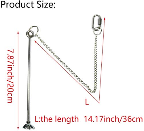 3 stuks kippenvogel groenten spies fruithouder, vogel fruithouder roestvrij staal vogeltraktatie spies, voedselvoer… - Afbeelding 6