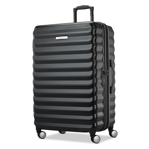 Samsonite Hard-Sided 28-Inch Lightweight Checked Large Expandable Element Suitcase: Durable...